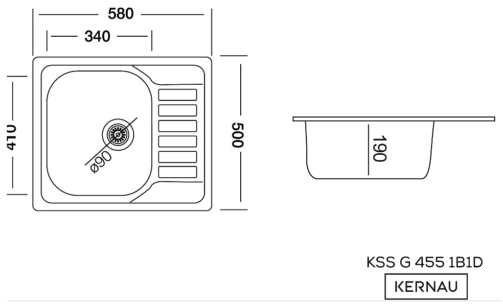 KSS G 455 1B1D Linen